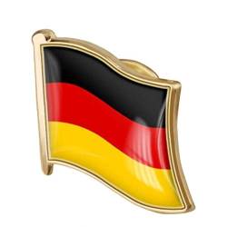 1pc Deutsche Flagge Pin-abzeichen-metallemaille-revers-brosche Flagge Von Deutschland Metallemailleabzeichen Nationale Abzeichen von Ruluti