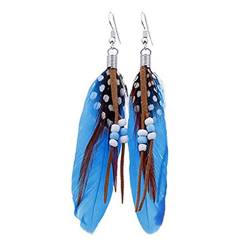 Ruluti 1 Paar-Ohrringe Für Frauen Ethnische Bunte -Ohrringe Baumeln Ohrring-mädchen-Geschenk von Ruluti