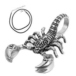 Ruluti Scorpion King Anhänger Mann Halsketteclavicle Kette Strickjacke-Ketten Retro Männer Ketten (zufällige Farbe) von Ruluti