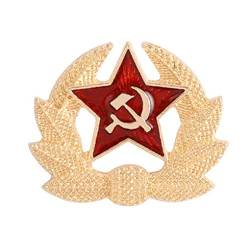 Udssr Communist Russia Russland Pin Star Badge Revers Pin Vintage Sowjet Russland Brosche Für Geschenke Sowjetunion Broschen von Ruluti