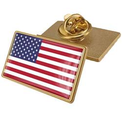 Wappen American Flag Runcel Pin Vereinigte Staaten Von Usa Land Emaille National Emblem Brosche Abzeichen von Ruluti