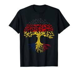 Wurzeln Baum Deutschland Rumänien T-Shirt von Rumänien Rumäne Rumänisches Geschenk