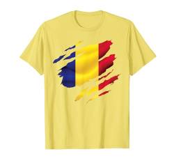 Rumänien Flagge Damen Rumänien Männer Frauen Kinder Romania T-Shirt von Rumänische Flagge Rumänien Kleidung Romania Flag