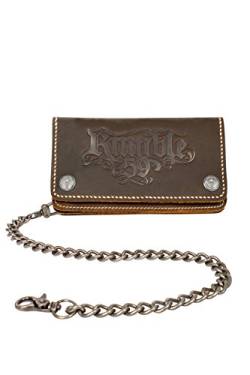 Rumble59 - Leder Wallet – Braun - Portemonnaie - Geldbörse - Biker Wallet - Kette von Rumble59