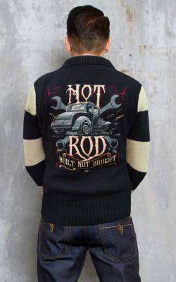 Rumble59 - Racing Sweater - Hot Rod #S von Rumble59