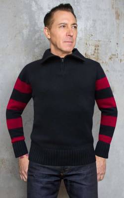 Rumble59 - Racing Sweater - schwarz/rot #S von Rumble59
