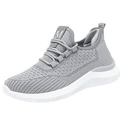 Damen Laufschuhe Luftkissen Mesh Air Atmungsaktiv Turnschuhe rutschfest Stoßfest Sportschuhe Damen Luftkissen Laufschuhe Atmungsaktiv Running Fitness Turnschuhe Damenschuhe Sale Damen Sneaker Beige von Rumity