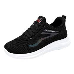 RRGEAR Damen Schuhe Slip On Sneakers Freizeit Atmungsaktive Fitness Turnschuhe Plattform Air Leichte Outdoor Walking Schuhe Laufschuhe Damen Wasserdicht Sneaker Damen Stoff von Rumity