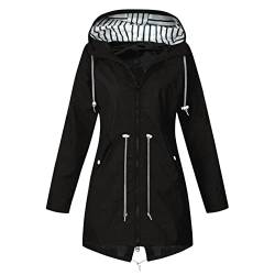 Rumity Damen Mantel Große Größen Parka Lang Gefüttert Winterparka Gefüttert Steppmantel Leicht Daunenmantel Winterjacke Damen Kurz Winterjacke Damen Ragwear Kleidung Damen Herbst Winter von Rumity