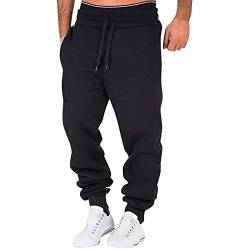 Rumity Herren Jogginghose Baumwolle Sweathose Lange Atmungsaktiv Sporthose Yogahose Klassische Trainingshose mit Taschen Jogginghose Herren von Rumity