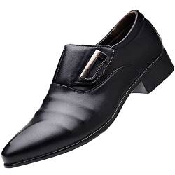 Rumity Schuhe Herren Anzugschuhe,Business Oxfords Feine Lederschuhe Herrenschuhe Full Schnürhalbschuhe Bugatti Schuhe Herren Schwarze Schuhe Herren Elegant von Rumity