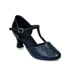 Rummos Damen Tanzschuhe R312 - Leder Schwarz - Medium (Normal) - 5 cm Cuban - EUR 36 von Rummos