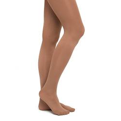 Rumpf Glanzstrumpfhose Marie Balletstrumpfhose Tanzkleidung Toast Gr. 38 von Rumpf