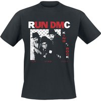 Run DMC T-Shirt - King Of Rock Photo - S bis L - für Männer - Größe L - schwarz  - Lizenziertes Merchandise! von Run DMC