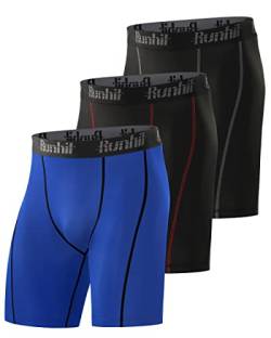 Runhit Kompressionsshorts für Herren, Unterwäsche, Spandex, Laufshorts, Workout, Athletik von Runhit