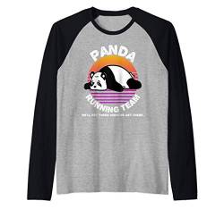 Funny Panda Running Team Shirt Kids Men Women Gift Raglan von Running Shirts by CrushRetro