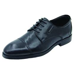 Runxingfu Herren Schuhe Schnürschuhe - Herren Business Elegante Schuhe Oxfords Spitzzehe Brogues Schuhe Low-Top Oxford Flat Uniform Büro Arbeit von Runxingfu