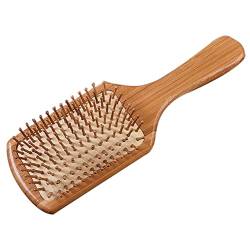 Runxingfu Holz Haar Bürste - Borsten Entwirrung Haarbürste Massage Kopfhaut Holz Schwanz Kamm für Frauen Herren Kinder von Runxingfu