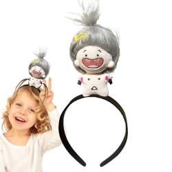 Rurunklee Plüsch-Puppen-Haarreifen, Puppen-Stirnband | Haarreif mit Sternbild-Plüsch-Haarband,Plüschpuppen-Kopfschmuck, Haarschmuck für Mädchen, Kinder, Kinder von Rurunklee