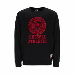 Herren Sweater ohne Kapuze Russell Athletic Ath Rose Schwarz - S von Russell Athletic