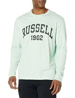 Russell Athletic Herren Ad 1902 Ls T-Shirt, Mellow Mint, L von Russell Athletic