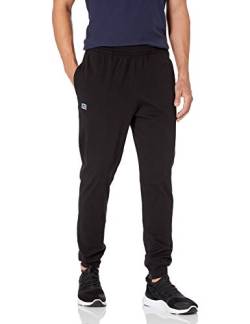 Russell Athletic Herren Jogginghose aus Jersey-Baumwolle mit Taschen Trainingshose, schwarz, XX-Large von Russell Athletic