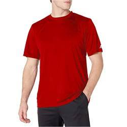 Russell Athletic Herren Kurzärmeliges Performance T-Shirt, True Red, 3X-Large von Russell Athletic