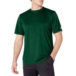 Russell Athletic Herren Kurzärmeliges Performance T-Shirt, dunkelgrün, X-Large von Russell Athletic
