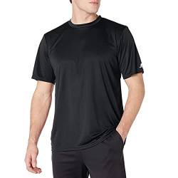 Russell Athletic Herren Kurzärmeliges Performance T-Shirt, schwarz, 3X-Large Plus von Russell Athletic