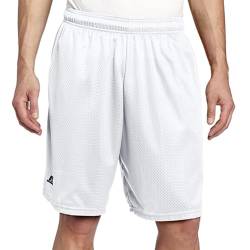 Russell Athletic Herren Shorts mit Netztasche Kurz, Weiß, Medium von Russell Athletic