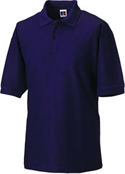 Russell Collection Klassisches Poloshirt aus Mischgewebe R-539M-0 M,Purple von Russell Athletic