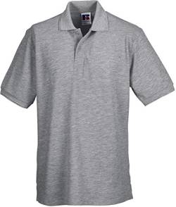 Russell Collection r-599 m-0 Poloshirt aus robustem Baumwollmischgewebe bis Größe 4XL XL Gris - Light Oxford von Russell Athletic