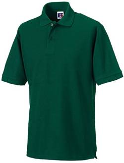 Russell Europe: Robustes Poloshirt bis 6XL R-599M-0, Größe:4XL;Farbe:Bottle Green von Russell Europe