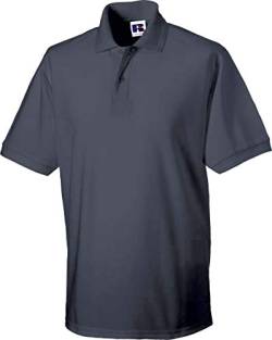 Russell Europe: Robustes Poloshirt bis 6XL R-599M-0, Größe:4XL;Farbe:Convoy Grey von Russell Europe