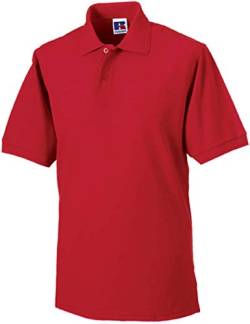 Russell Europe: Robustes Poloshirt bis 6XL R-599M-0, Größe:XL;Farbe:Classic Red von Russell Europe