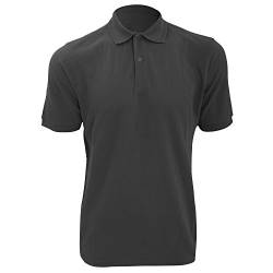 Jerzees Colours Herren Polo-Shirt, Kurzarm (3XL) (Grau) von Russell