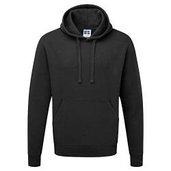 Russell Authentic Kapuzenpullover/Kapuzensweater/Hoodie (4XL) (Schwarz) von Russell