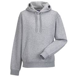 Russell Authentic Kapuzenpullover/Kapuzensweater/Hoodie (S) (Grau) von Russell