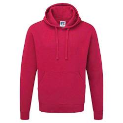 Russell Authentic Kapuzenpullover / Kapuzensweater / Hoodie (M) (Fuchsia) von Russell