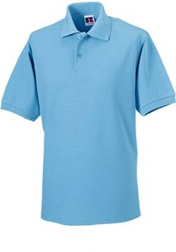 Russell Collection r-599 m-0 Poloshirt aus robustem Baumwollmischgewebe bis Größe 4XL XXXX-Large Blau (Sky) von Russell