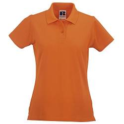 Russell Damen Polo Shirt Europe Klassik Kurzarm (2XL - 44) (Orange) von Russell