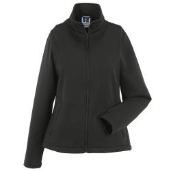 Russell Damen Smart Softshell-Jacke (M) (schwarz) von Russell