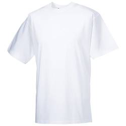 Russell Europe Herren T-Shirt, Kurzarm (L) (Weiß) von Russell