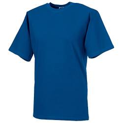 Russell Europe Herren T-Shirt, Kurzarm (M) (Königsblau) von Russell