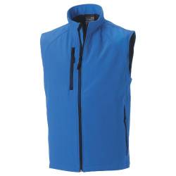 Russell Herren Soft-Shell-Weste, 3-lagig (XL) (Himmelblau) von Russell