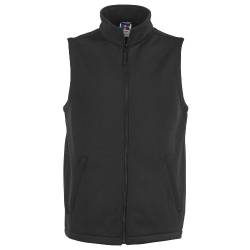 Russell Smart Herren Softshell-Weste (M) (schwarz) von Russell