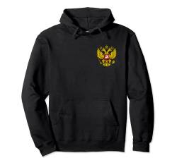 Russia Russland Wappen Adler Herren Damen Kinder Russland Pullover Hoodie von Russia Support
