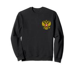 Russia Russland Wappen Adler Herren Damen Kinder Russland Sweatshirt von Russia Support