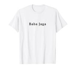Baba Jaga Hexe Russland Märchen Slawisch Russisch Kyrillisch T-Shirt von RussianLife Designs - Lustige Russische Geschenke