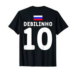 Debilinho Debil Russia Lustiges Russland Fußball Trikot T-Shirt von RussianLife Designs